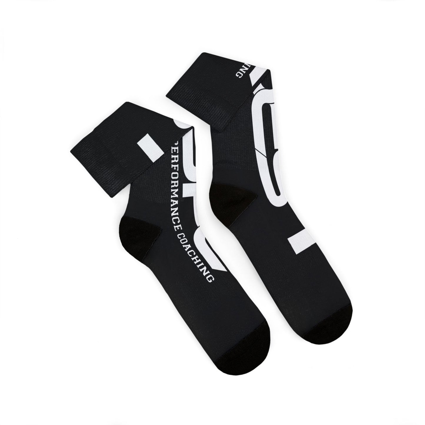 Athletic Crew Socks — Black LSPC