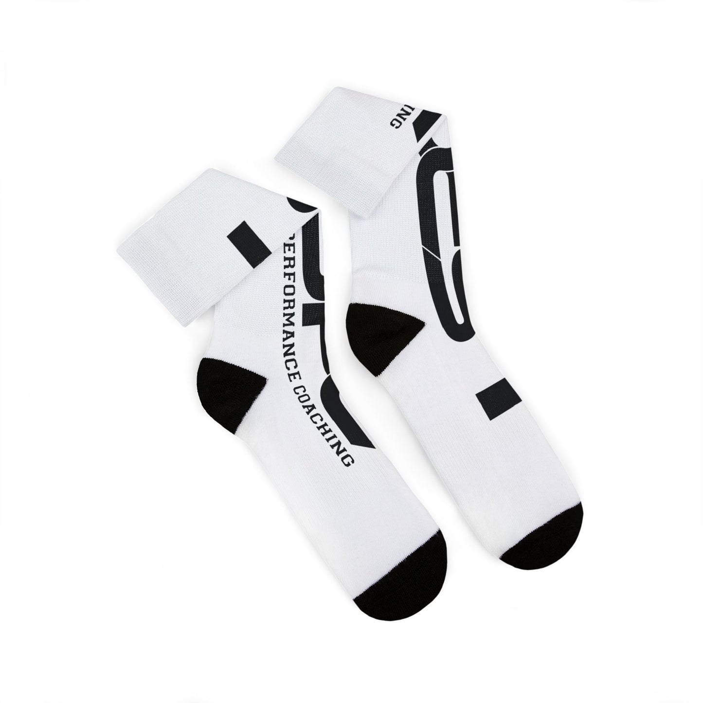 Athletic Crew Socks — White LSPC