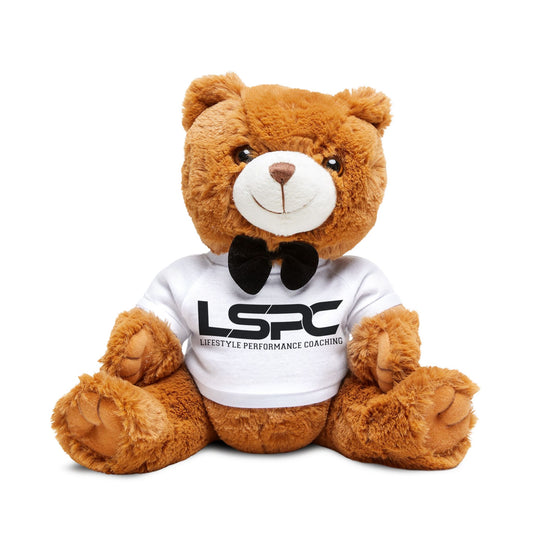 Plush Teddy Bear — with LSPC T‑Shirt