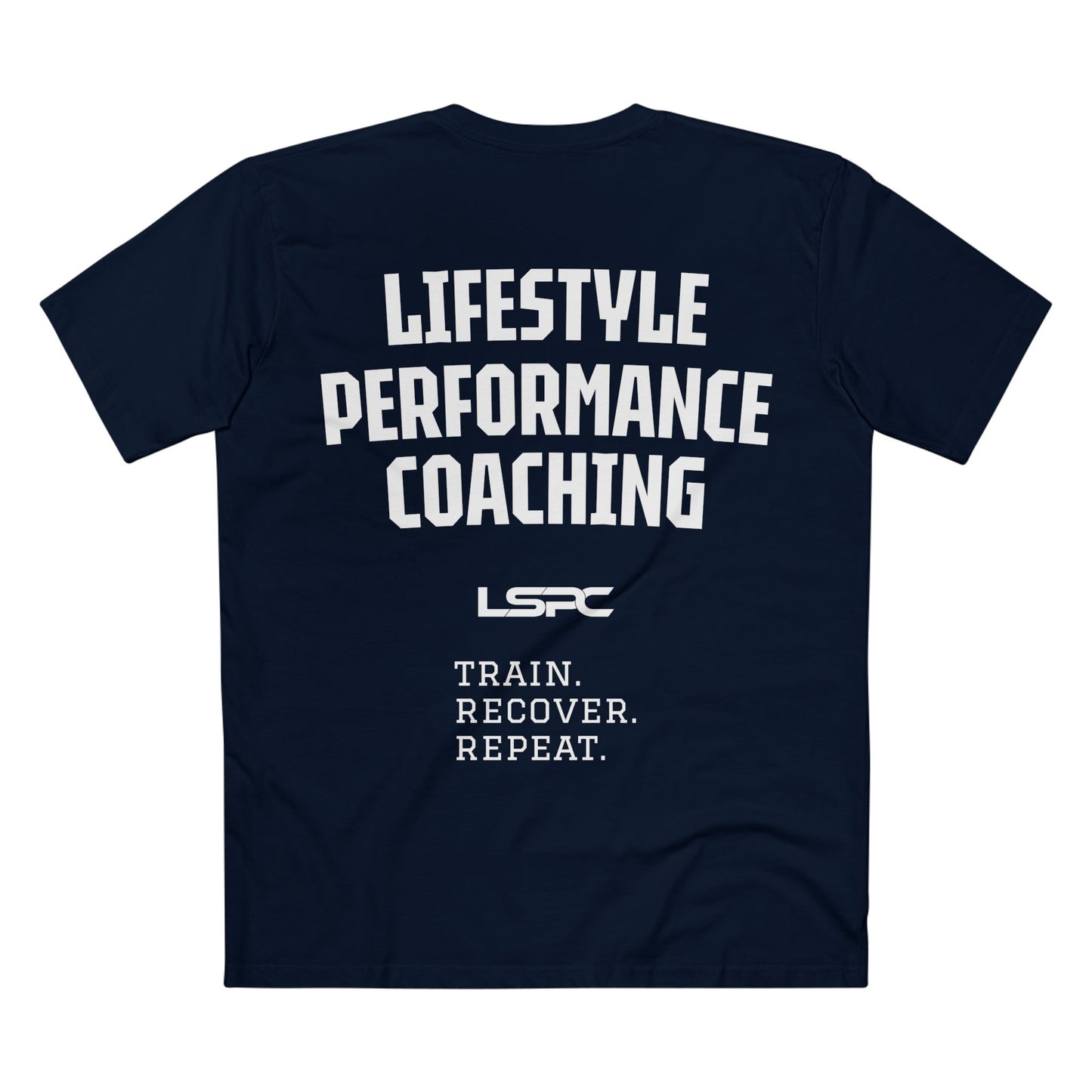 LSPC Tee — LSPC Performance Department "Train. Recover. Repeat."