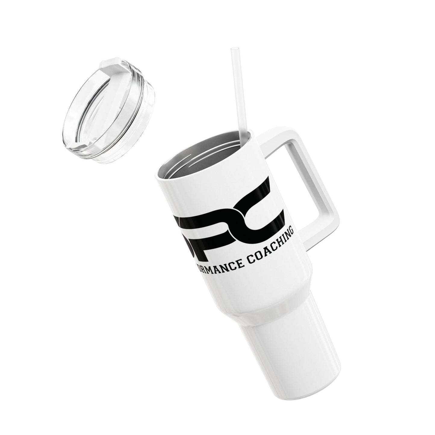 40oz Stainless Steel Tumbler with Handle — LSPC Logo