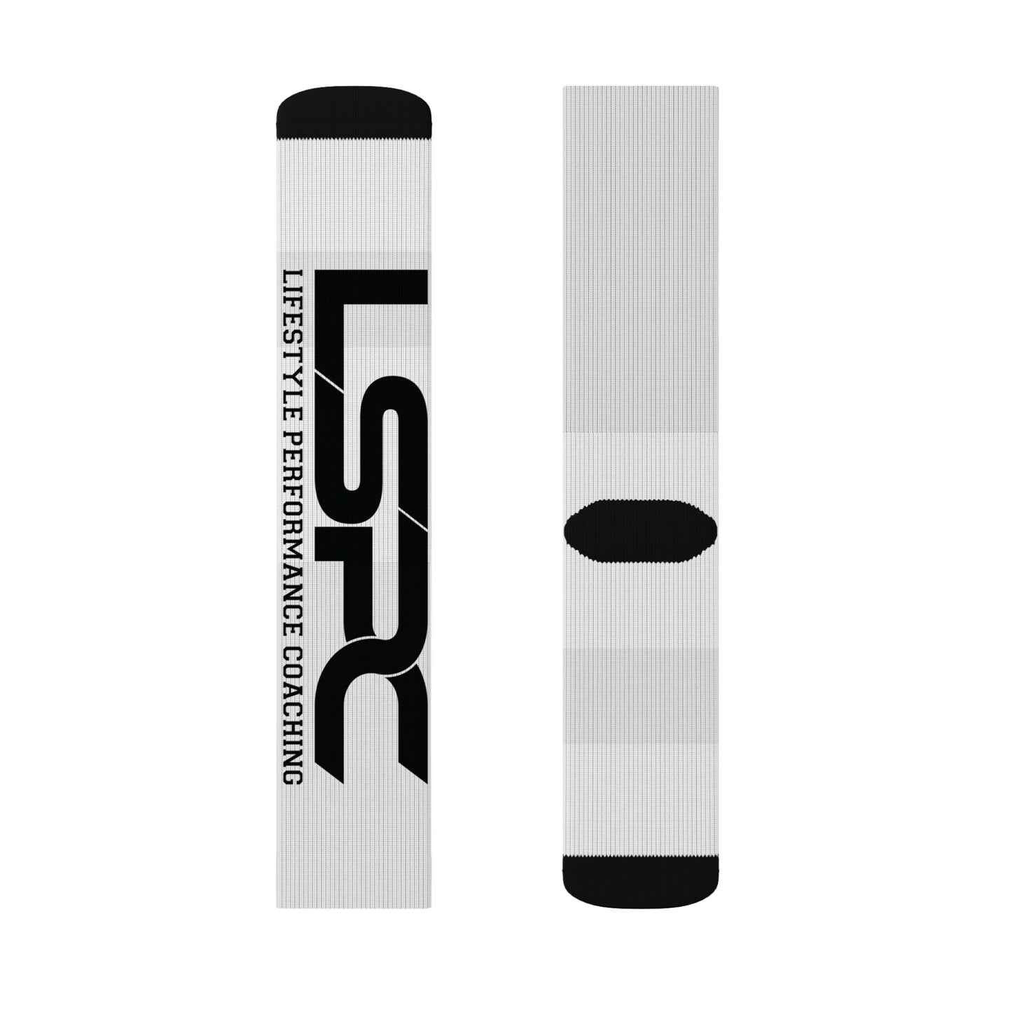 Athletic Crew Socks — White LSPC