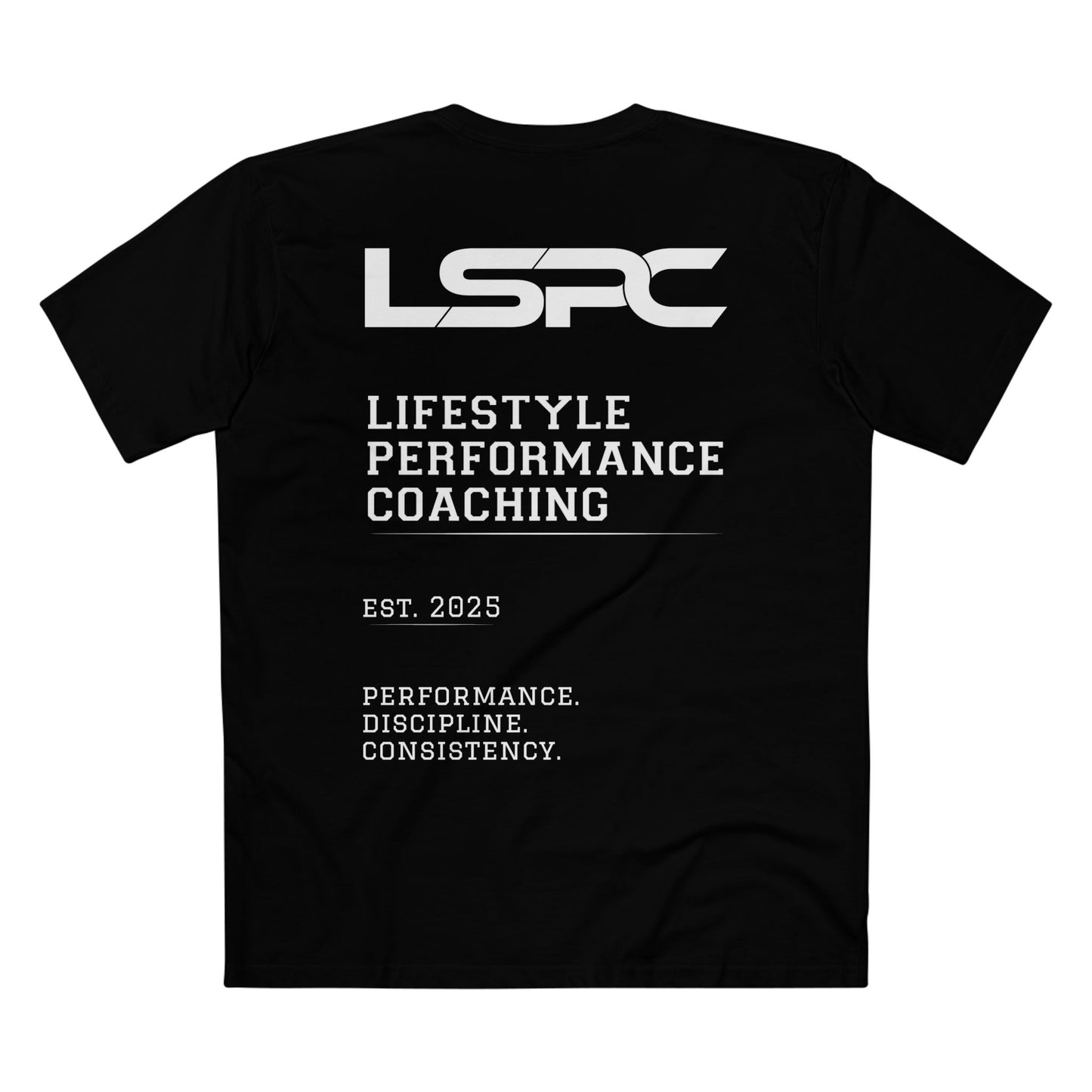LSPC Lifestyle Performance Coaching Tee — Motivational Fitness Shirt