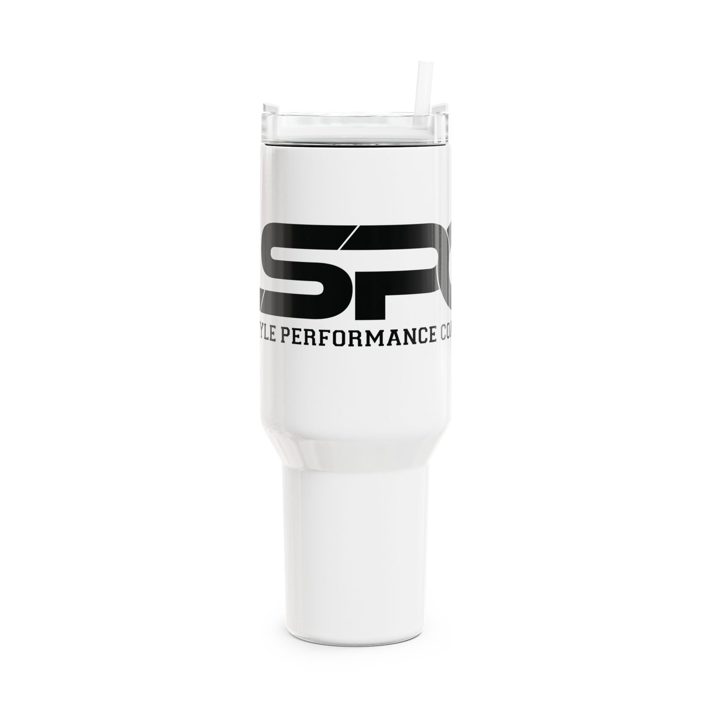 40oz Stainless Steel Tumbler with Handle — LSPC Logo