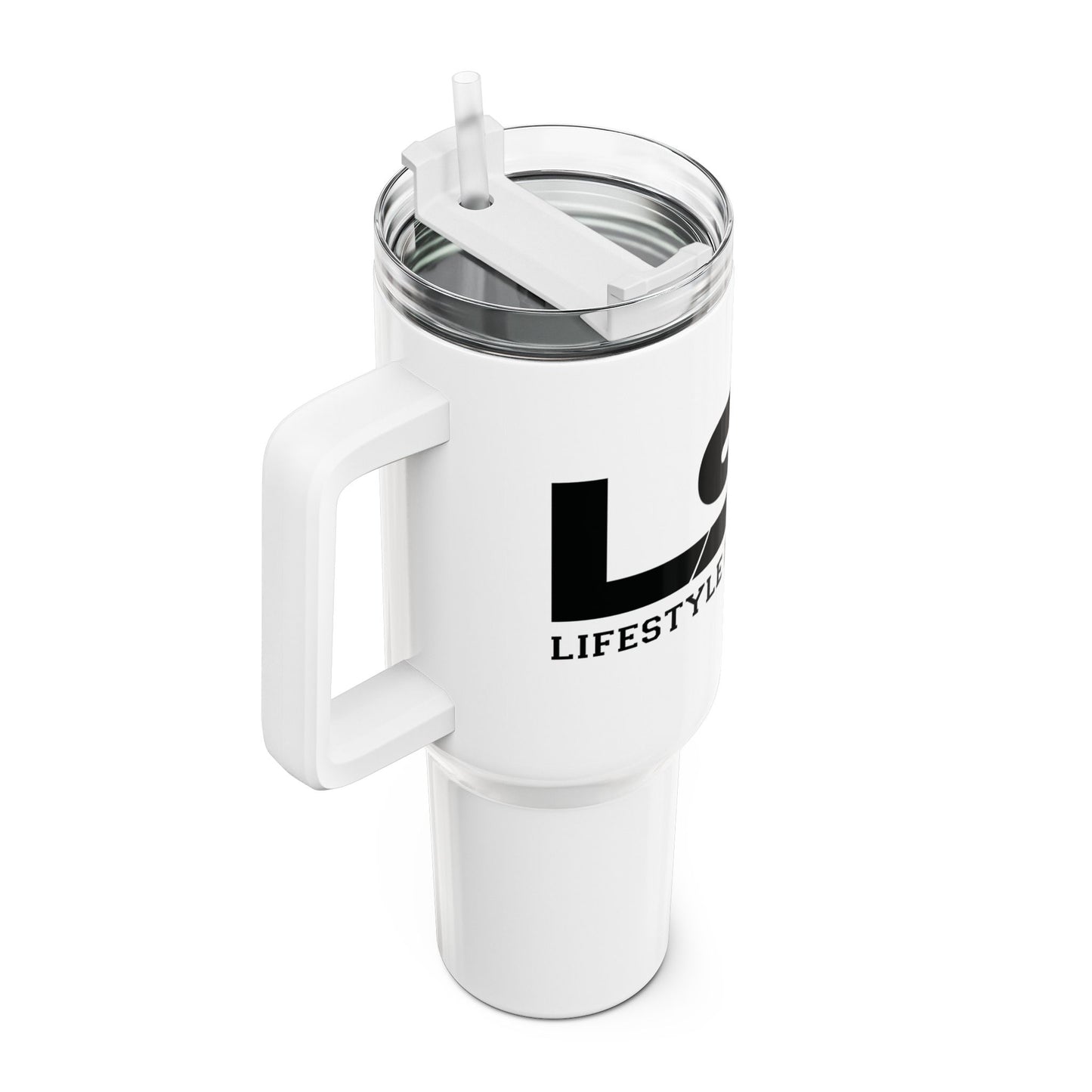 40oz Stainless Steel Tumbler with Handle — LSPC Logo