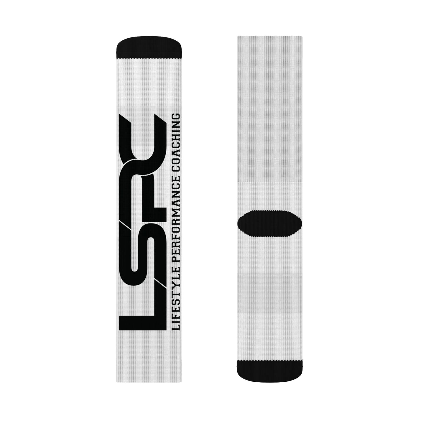 Athletic Crew Socks — White LSPC