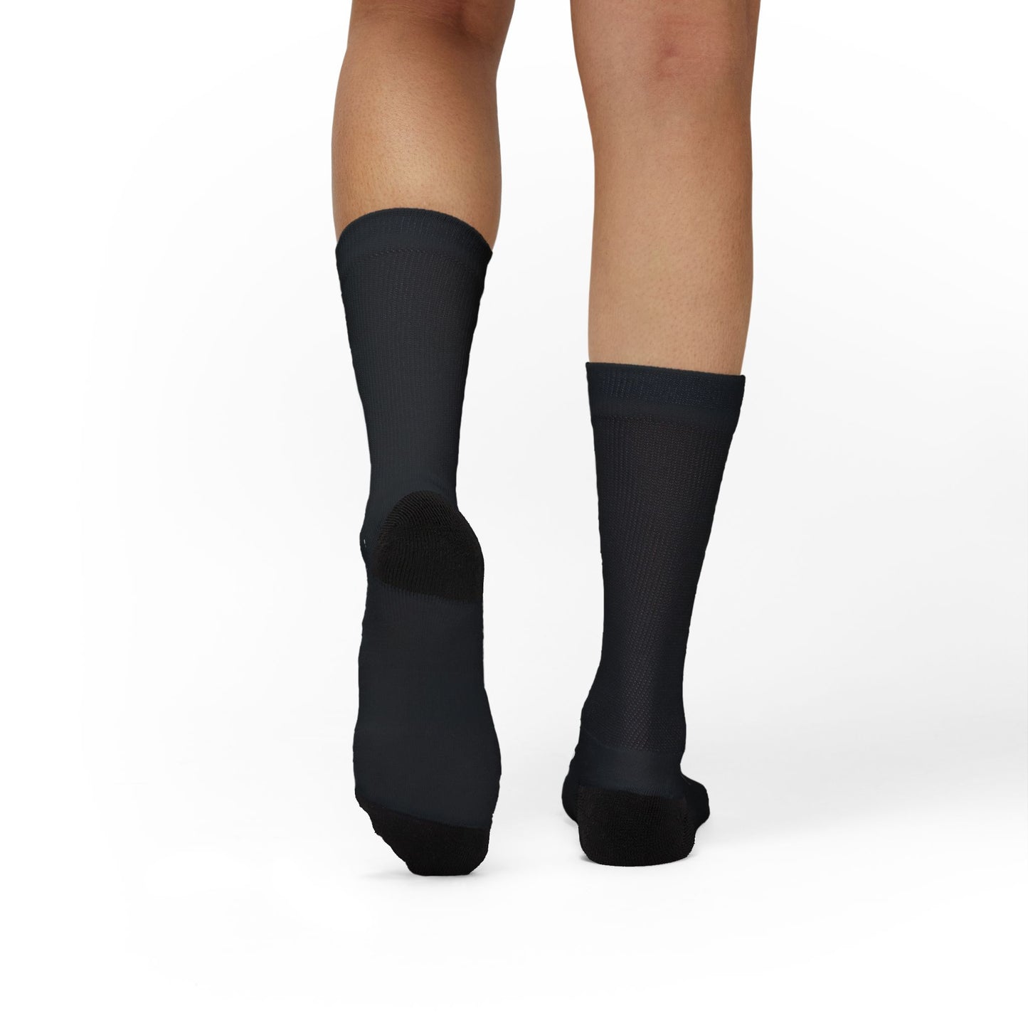 Athletic Crew Socks — Black LSPC