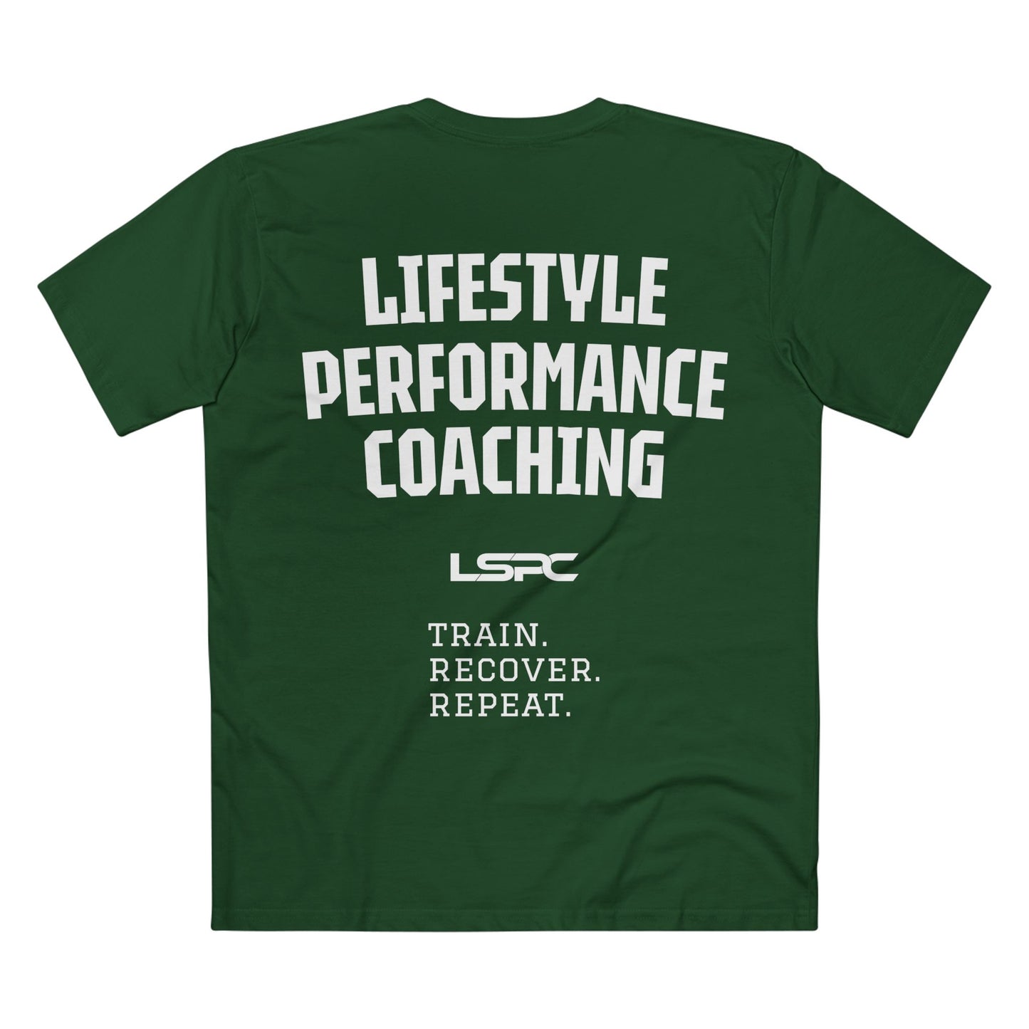 LSPC Tee — LSPC Performance Department "Train. Recover. Repeat."