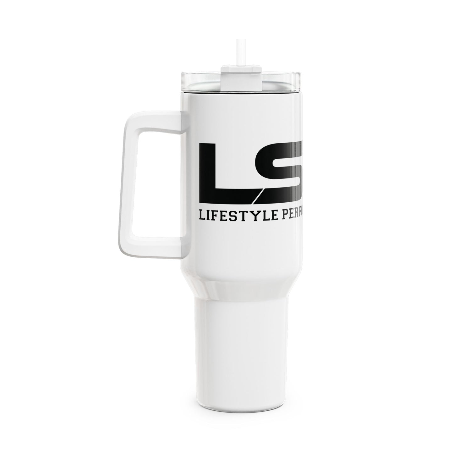 40oz Stainless Steel Tumbler with Handle — LSPC Logo