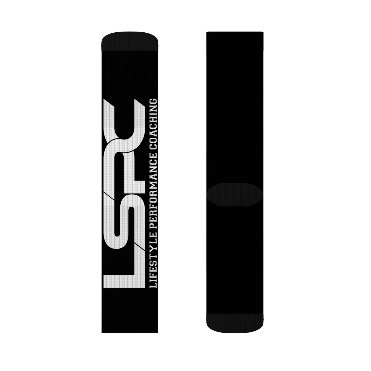 Athletic Crew Socks — Black LSPC