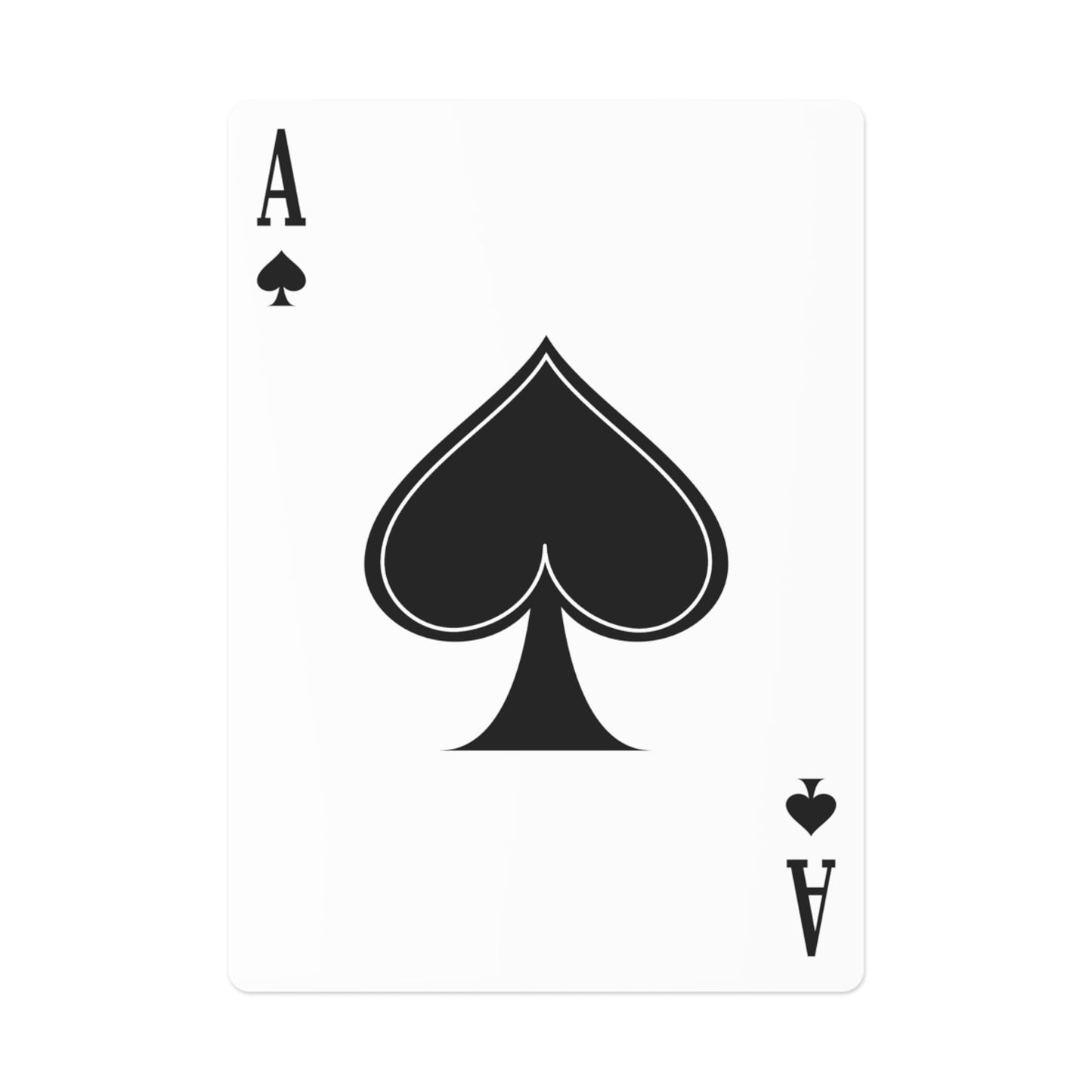 Poker Cards - Black