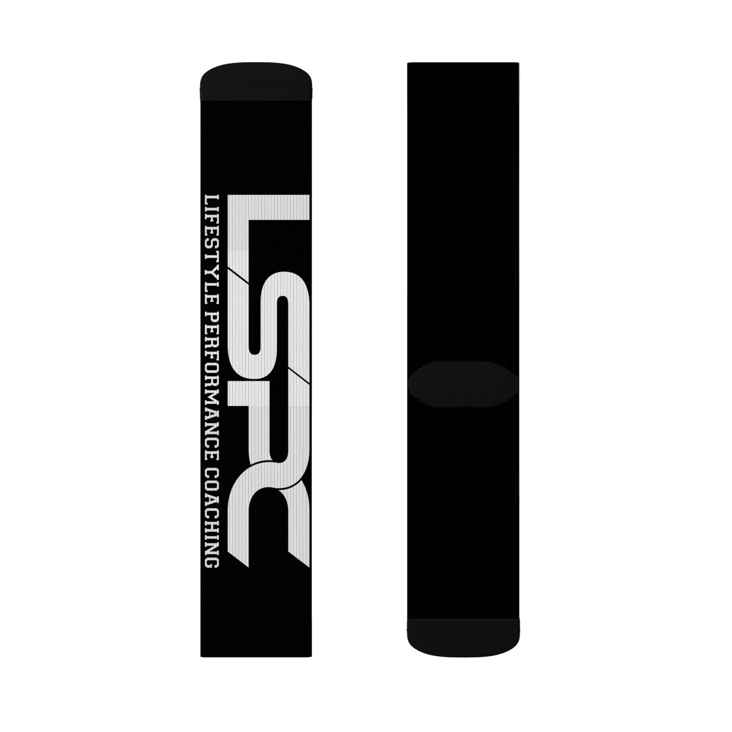 Athletic Crew Socks — Black LSPC