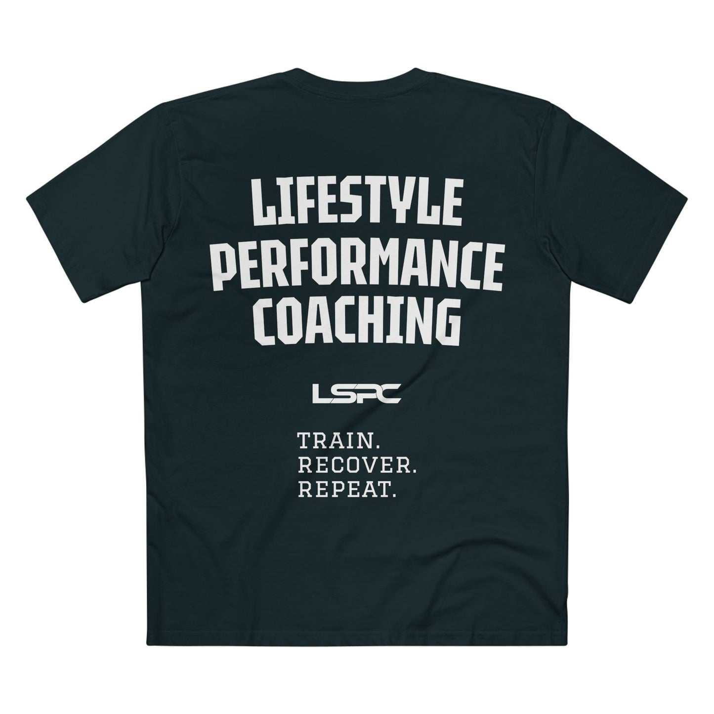 LSPC Tee — LSPC Performance Department "Train. Recover. Repeat."