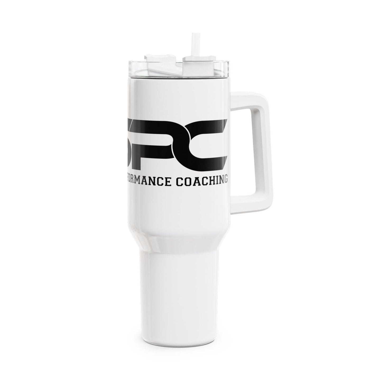 40oz Stainless Steel Tumbler with Handle — LSPC Logo